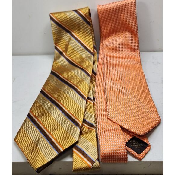Robert Talbott Other - Robert Talbott Best of Class Silk Neck Ties - Lot Of 2 Repp And Textured